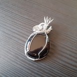 Collana Con Ciondolo Buddha In Ossidiana Nera Naturale – Giada, Materiale Non Metallico, Misura 53x32x10 Mm
