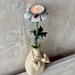 Porta tea light in legno massello  by Creazioni GiaRóⒸ