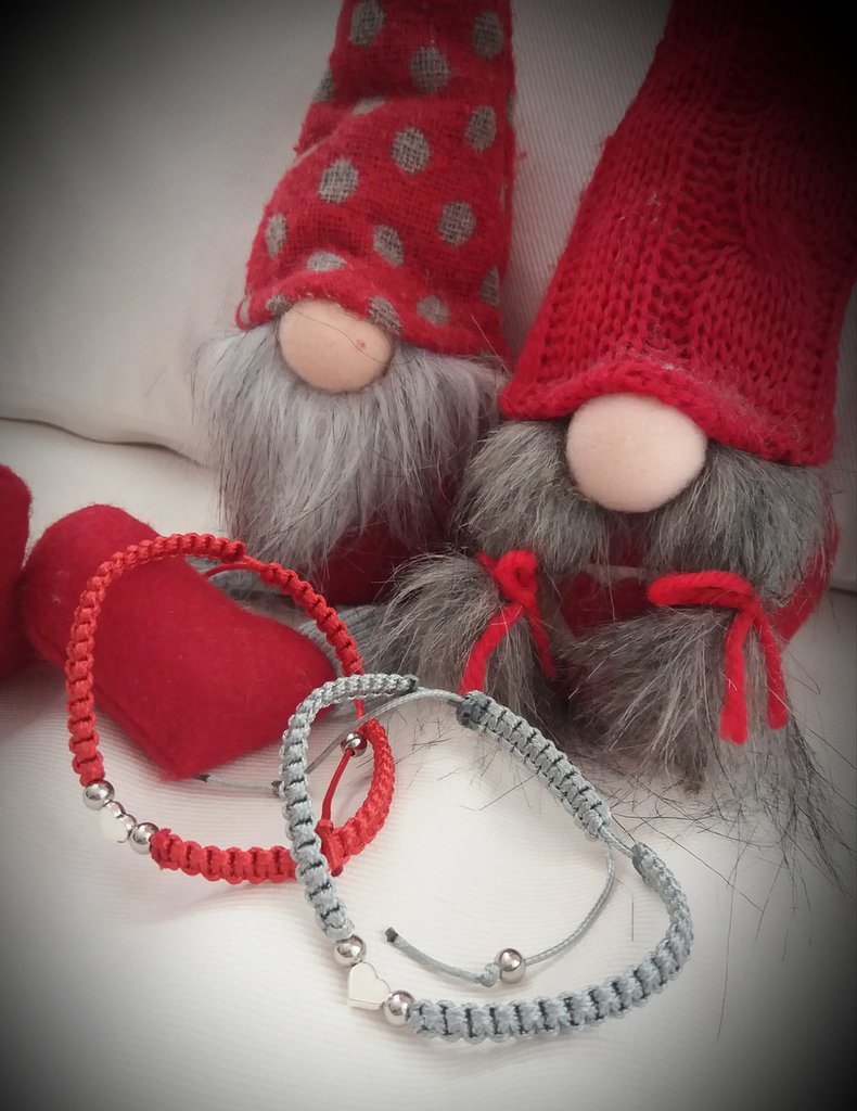 Bracciale Macramè con Cristallo Swarovski - Gioielli - Bracciali e