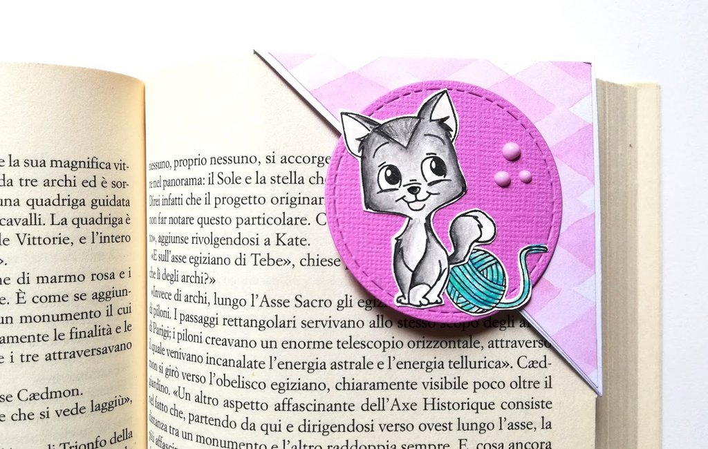 SUPERDANT Fustella In Legno Per Segnalibro Gatto In Pelle - Angolo Pagina A Forma Di Gatto, Stampo Da Taglio Per Macchine Sizzix E AccuQuilt, DIY Craft