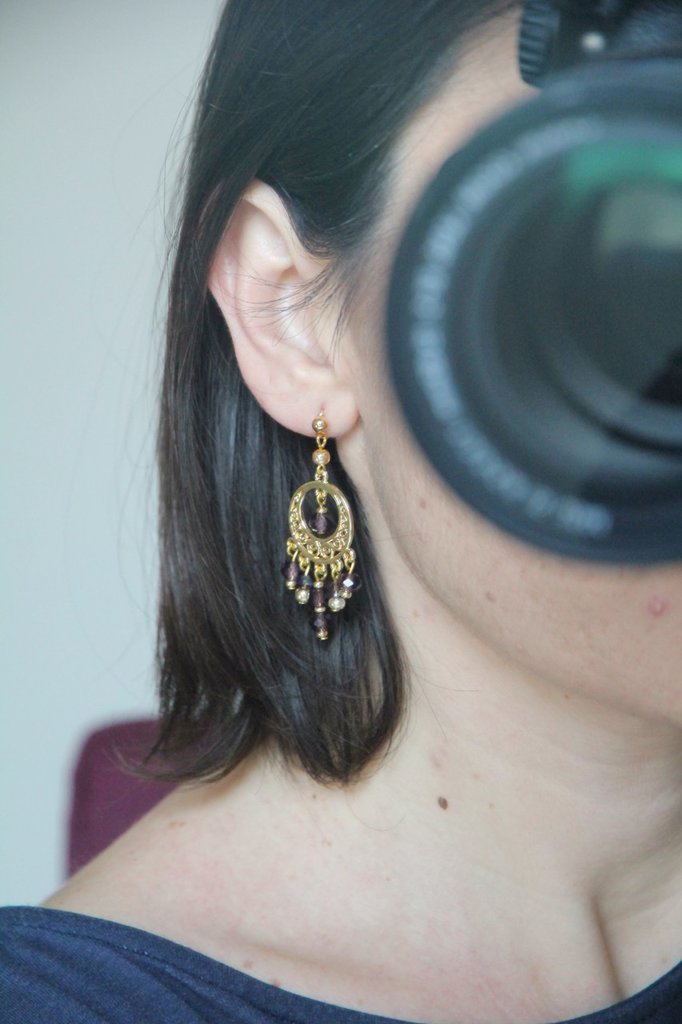 Orecchini Pendenti In Carta India Golden Long - Paperini – PAPERINI DESIGN - Foto 11