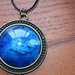 collana vintage blu