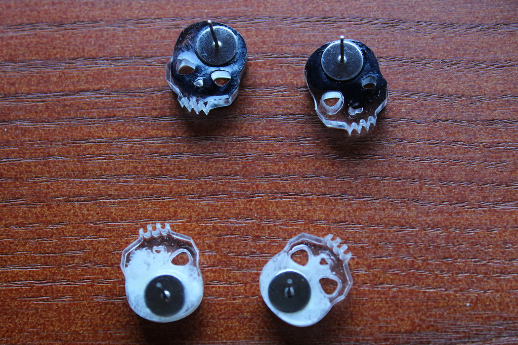 Satago | Orecchino A Bottone Finto Plug Dilatatore Da 4 Mm In Acciaio - Foto 12