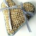 Pattern Spiegazione per Cuscino portafedi HEART a Crochet Uncinetto (idea matrimonio wedding)