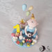 Cake topper primo compleanno bimbo con topolino personalizzabile