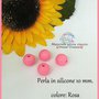 Perla in silicone alimentare 10 mm *ROSA*