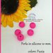 Perla in silicone alimentare 10 mm *FUXIA*