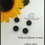 Perla in silicone alimentare 10 mm *NERO*