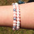 BRACCIALI PERLINE CERATE