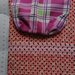 Sacchetto porta confetti sacchetto quadroni rosa 7  pezzi  maxi