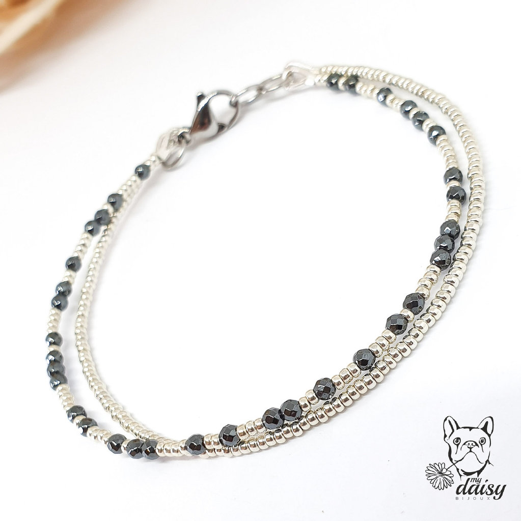 Bracciale Con Perline Di Emate A Forma Di Cuore D'amore Per La Perda Di Peso Uomo Donna Guarigione Protezione Dell'energia Porta Gioielli Intrecciati Con Pietre Preziose Della Fortuna - Foto 4