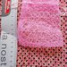 Sacchetto porta confetti rete  rosa 38 pezzi