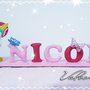 Banner in feltro "Unicorno"