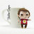 Sheldon Cooper amigurumi portachiavi uncinetto Big Bang Theory