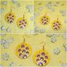 Orecchini  dipinti a mano ( handmade earrings )
