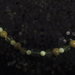 Bracciali perle verdi con pendenti in argento+orecchini +collana