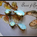 LUXURY COLLECTION-SWAROVSKI PACIFIC OPAL VINTAGE EARRINGS