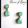 LUXURY COLLECTION-SWAROVSKI PACIFIC OPAL VINTAGE EARRINGS