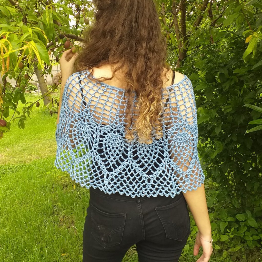 Poncho Scialle In Maglia Asimmetrico Per Donna – Modello Traforato Con Scollo A V, Effetto Cashmere, Per Autunno/Inverno
