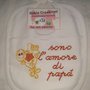 Bavaglino in cotone personalizzato