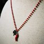 Collana rossa fortunata 