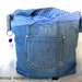                                                             Borsa jeans ( tessuto riciclato)