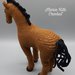 Cavallo realistico amigurumi 