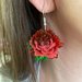 orecchini a rosa