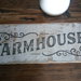 DECORAZIONE IN LEGNO "FARMHOUSE"  