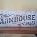 DECORAZIONE IN LEGNO "FARMHOUSE"  