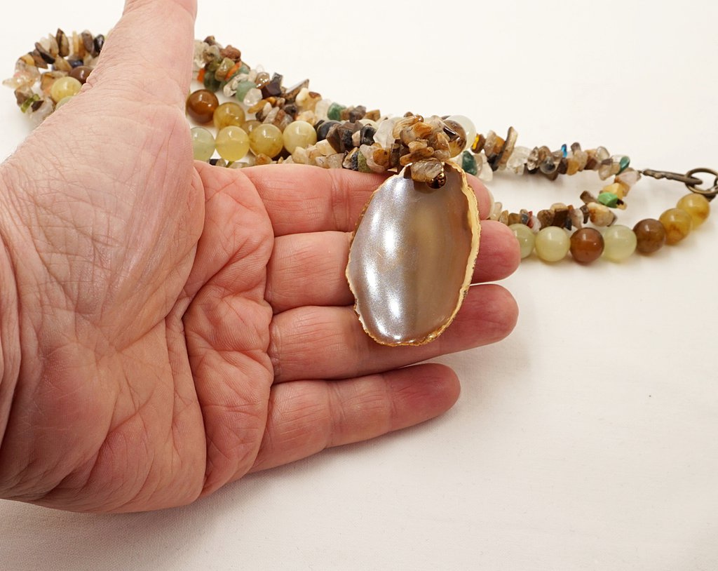 Ciondolo In Tormalina Nera Grezza - Protezione Dalle Energie Negative - Foto 14