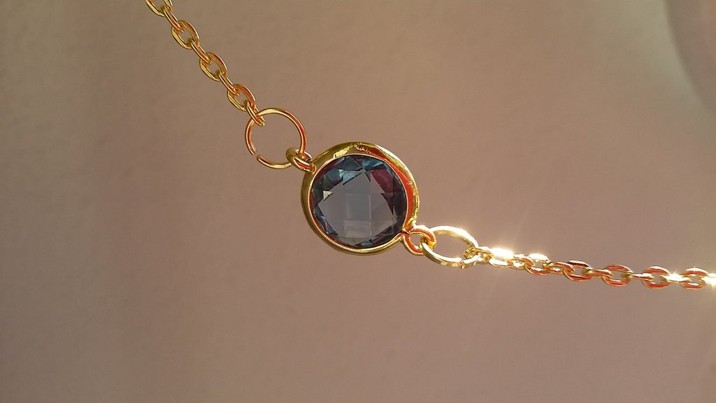 1Pc Collana con ciondolo a rosa Collana con ciondolo antico a catena