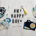 Kit creativo fai da te artigianale per bambini per realizzare un mini album foto_ Happy Box_ MY HAPPY DAY_ for Happy Baby Boys