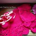 Completo Cardigan e Scarpine ad uncinetto, in Cotone fucsia,  fatto a mano