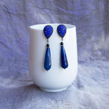 Orecchini In Madreperla, Cammeo, Agata Verde E Argento 925 - Orecchini - Foto 6