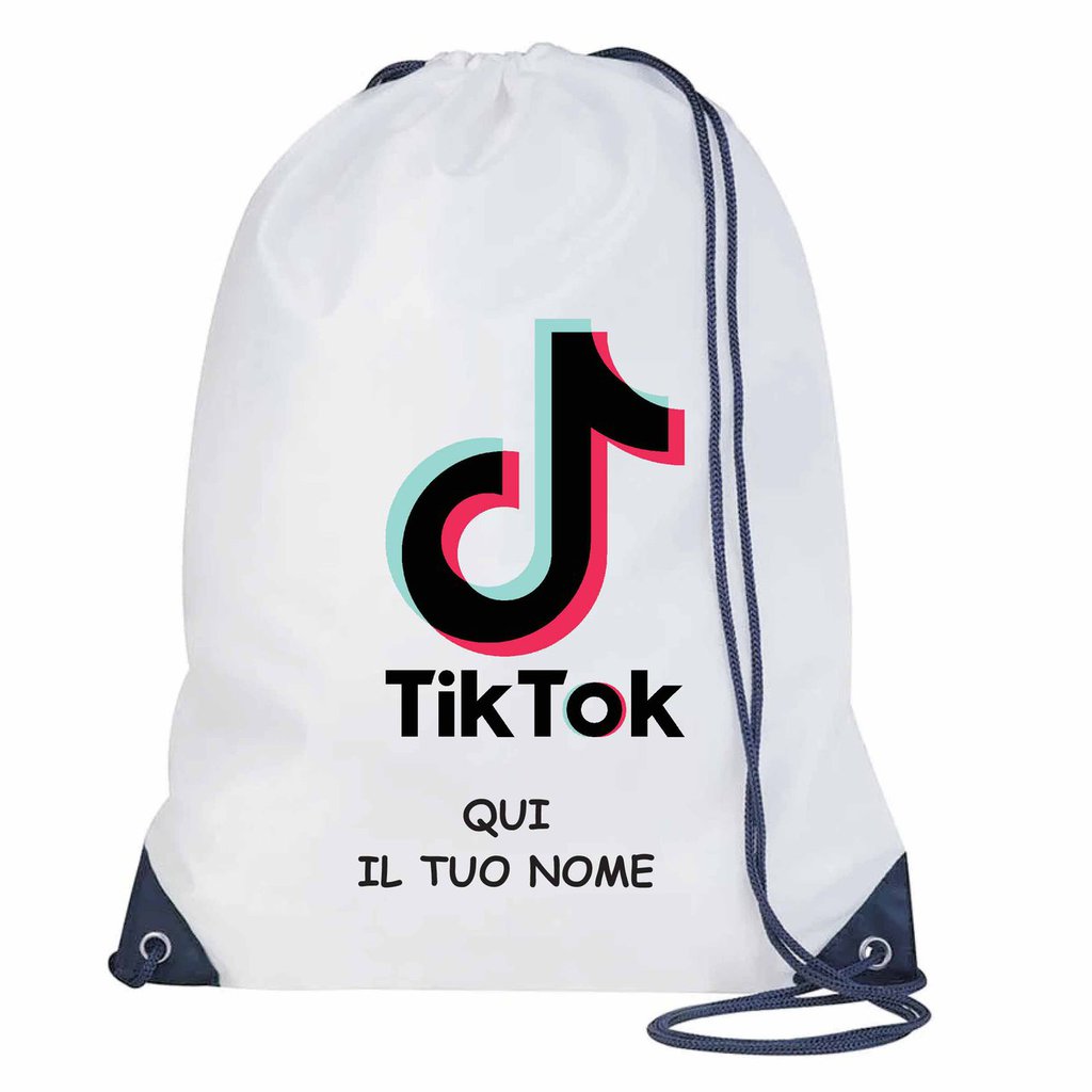 sacca tik tok - Bambini - Per l'asilo e la scuola - di Domus Art | su  MissHobby
