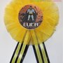 Coccarda con spilla fratello sorella torta di pannolini regalo party fine festa compleanno personalizzata Batman eroe