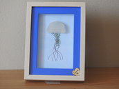 Quadretto con sassi - La medusa