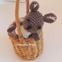 SCHEMA UNCINETTO AMIGURUMI  portachiavi Canguro a uncinetto SCHEMA 249