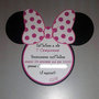 Invito compleanno "Minnie" sagomato