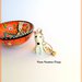 Portachiavi cane bull terrier personalizzato con nome su un charm a forma di osso, idea regalo per amanti dei bull terrier