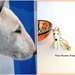 Portachiavi cane bull terrier personalizzato con nome su un charm a forma di osso, idea regalo per amanti dei bull terrier