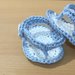 Scarpette scarpine  infradito cotone  crochet neonato bebè