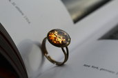anello regolabile ambra