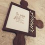 Portafoto Puzzle Legno