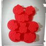 stampo silicone orsetto teddy per gessetti fimo resina