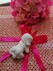 Segnaposto bimbo 3d - neonato in gesso ceramico profumato 