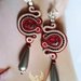 Orecchini pendenti soutache