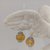 Orecchini lunghi in resina sfere botaniche ciondolo resina petali gialli di tarassaco orecchini fatti a mano