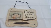 Pannello fuoriporta shabby "Home Sweet Home"